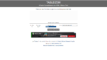 Tableizer Webdesign Tool HTML Tabellen generieren Startseite Screenshot 1