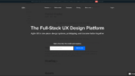 UXPin Webdesign Tools Startseite Screenshot 1