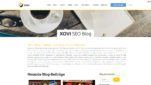 Xovi SEO Blog Online Marketing Blog Startseite Screenshot 1